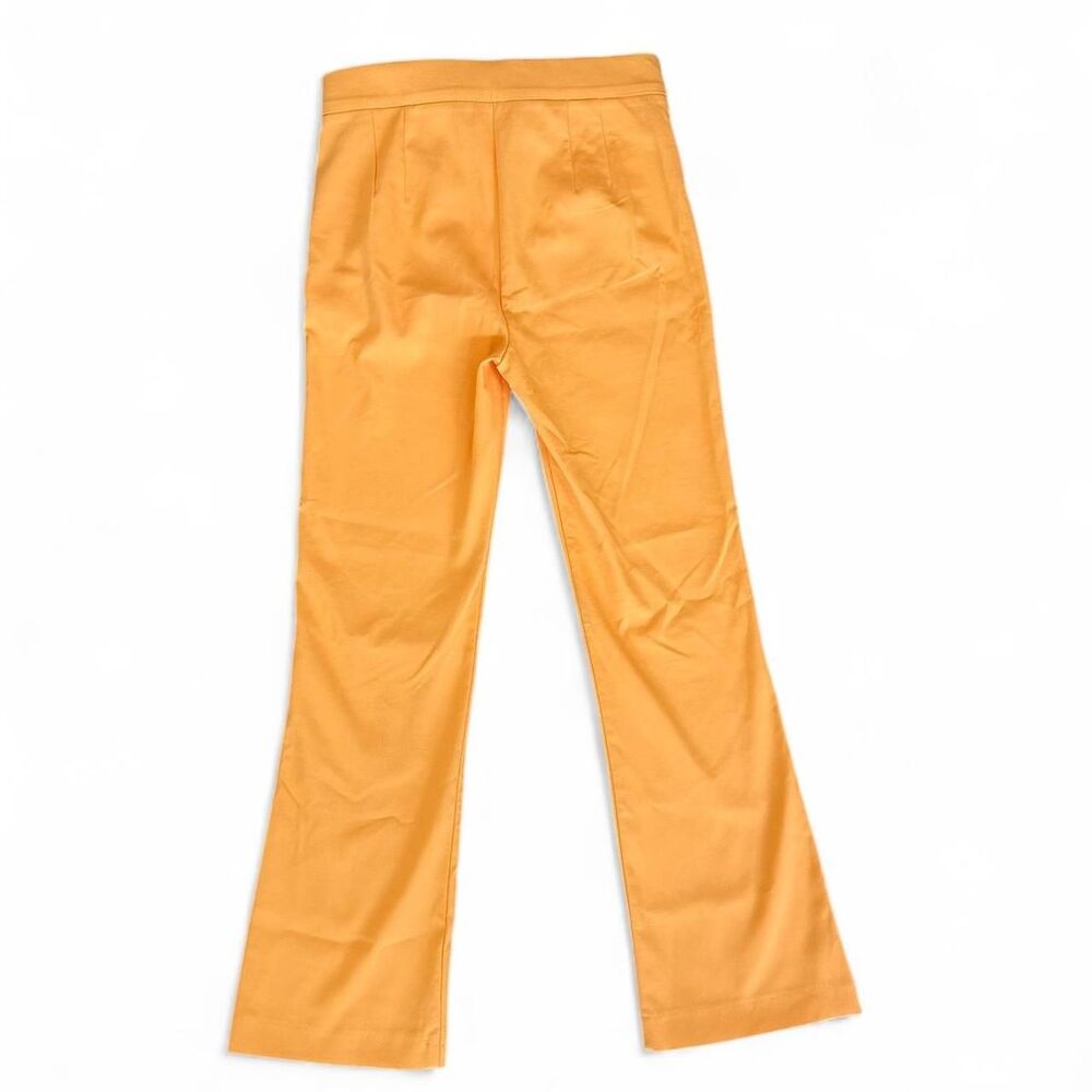 Zara Women's Orange Crop Trousers - Size XS - Picture 5 of 5